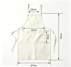 Tablier de chef en coton imperméable personnalisé avec logo imprimé, tablier de cuisine pour adultes, tablier de cuisine pour hôtel, restaurant - Product Image 3