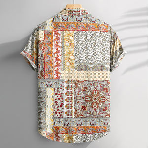 เสื้อฮาวายผู้ชายสั่งทำพิเศษ ปักลายได้ตามต้องการ สวมใส่สบาย ไม่ยับ ระบายอากาศดี เสื้อเชิ้ตผู้ชายสำหรับผู้ใหญ่ - Product Image 2