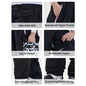 Pantalones de Esquí Profesionales para Mujer, Impermeables y Resistentes al Viento, con Forro de Poliéster, Equipo Duradero para Deportes en Climas Fríos - Product Image 3