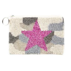 Pochette de soirée de luxe élégante en toile avec fermeture éclair, brodée de perles, style créateur, sac à main tendance pour soirée - Product Image 1