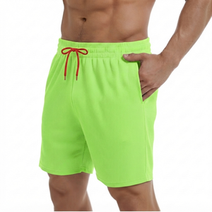 Trendiness <b>Athletic</b> Workout Shorts Ribbed Gym Sportswear Casual Running Shorts Pockets Wholesale 100% Cotton Oxford Fabric Men's - Product Image 1