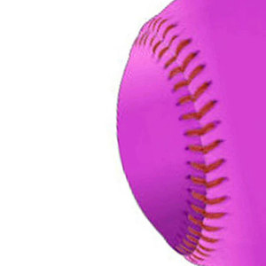 Pelota de Béisbol Morada con Costuras Rojas, Color Sólido, Estilo Estándar, Pelota de Entrenamiento Suave - Product Image 5
