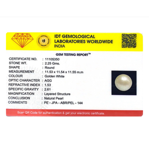 Natural White Loose Pearl 11.25 Carat for Fine Jewelry Making - Product Image 3