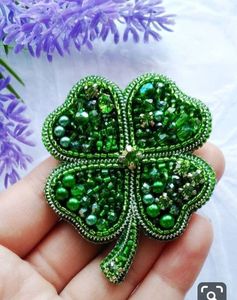 Beads Pearls and <b>Sequins</b> for Elegant Accessories Vintage Inspired Hand Embroidered Beaded Brooch with Luxurious Detailing for Wo - Product Image 4