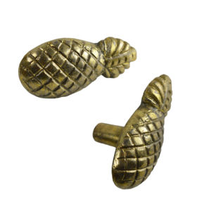 Boutons de meuble décoratifs en forme d'ananas, parfaits pour plusieurs types de meubles en bois, design décoratif, poignées de tiroir en métal massif - Product Image 1