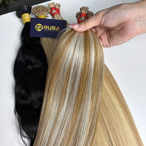 ผมต่อแบบ I-tips เวียดนามแท้ เกรดพรีเมียม แบบเย็บสองชั้น เส้นผมหนาพิเศษ สีใส สำหรับต่อผมแบบ Perm Weave - Product Image 4