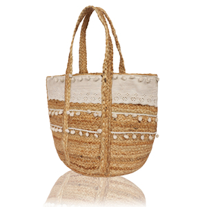 Sacs messager tendance 2026 en jute tressé style bohème écologique à fermeture ouverte pour femmes, adolescentes, voyages, shopping, plage, fêtes - Product Image 3