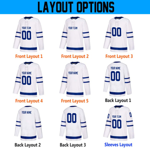 Camiseta de Hockey sobre Hielo Roja Personalizada para Hombre, Manga Larga, Impresión Sublimada, Malla Transpirable, Cuello en V, Diseño con Números de Equipo para Adultos - Product Image 5