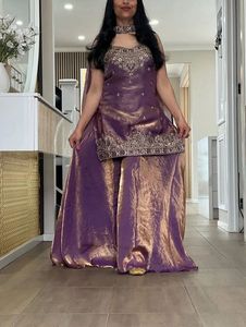 Trendy Women's Palazzo Suit Set with Designer <b>Kurti</b> and Elegant Dupatta 3 Piece Set - Product Image 2