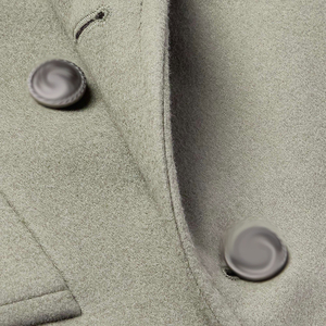 Premium 2027 Fashion 100% Wool Long <b>Coat</b> Outwear Warm Plus Size Heavyweight Winter Overcoat Woven Fabric - Product Image 6