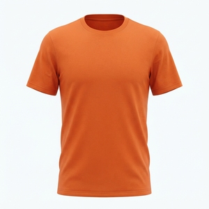 เสื้อยืดผู้ชายขายดีจาก High Manufactures ผ้าฝ้ายทอ 100% บริการ OEM สีพื้น สวมใส่สบาย ไม่ยับ - Product Image 6