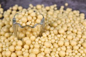 ราคาขายส่ง รับผลิตแบบ OEM/ODM ช็อกโกแลตผสมฮาลาล ช็อกโกแลตกล้วยกรอบ ลูกบอลช็อกโกแลตเคลือบโกโก้ สำหรับตกแต่งเค้ก ผู้ส่งออก - Product Image 3