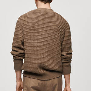 Pull cardigan léger et respirant 100 % coton pour homme avec logo frontal – Nouvelle tendance mode – Vêtement d'extérieur – Grande vente - Product Image 3