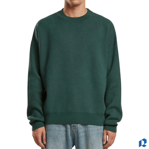 Pull en tricot premium pour homme, pull à logo personnalisé, doux, chaud, décontracté, pull d'hiver, fabricant OEM ODM en gros - Product Image 2