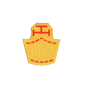 Embroidered High Priest Cut Out Patches Low Price Uniform Accessories for Outdoor Use - Product Image 1