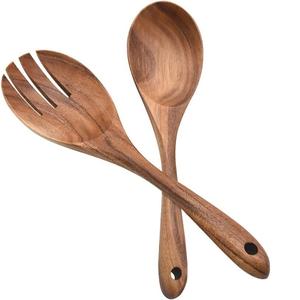 Cubertería de madera decorativa, juego de cubiertos para cena y postre, cuchara grande, tamaño personalizado, juego de cubiertos a precio asequible - Product Image 5