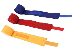 Bandages de poignet pour le kickboxing, le MMA, la boxe - Pro-Fighting - 100% coton - Respirant - Écologique - Confortable - Product Image 4