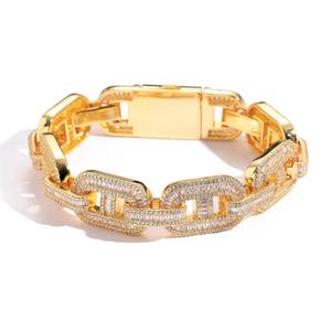 Custom 925 Sterling Silver Lab Grown Diamond Luxury Tennis Bracelet Hip Hop Jewelry for <b>Men</b> Women Export Price - Product Image 6