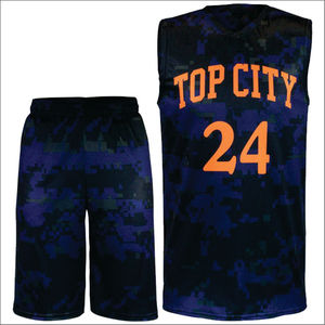 Uniforme de Baloncesto Sublimado Personalizado de la Mejor Calidad, Conjunto Profesional, Tallas Grandes, Transpirable, 100% Poliéster - Product Image 3