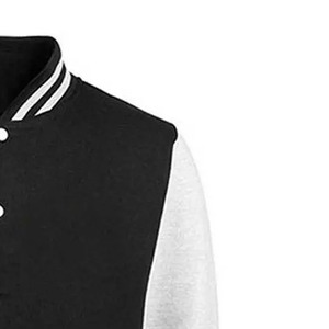 Blouson universitaire style baseball vintage en mélange de laine, mode décontractée urbaine, fournisseur d'usine en gros - Product Image 3