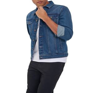 Veste en jean pour homme, hiver, manches longues, 100% coton, coupe-vent, respirante, tendance, nouvelle collection, toutes tailles, simple boutonnage, poches, décontractée - Product Image 1