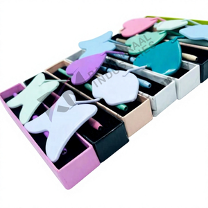 กระจกแต่งหน้าสแตนเลสขยาย 3 เท่า สำหรับต่อขนตา มี 3 รูปทรง 7 สีเคลือบผง - Product Image 3