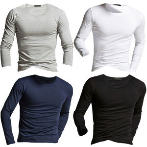 T-shirts de sport surdimensionnés 100 % coton respirant et écologique, 220 grammes, avec logo frontal, décontractés pour hommes - Product Image 1