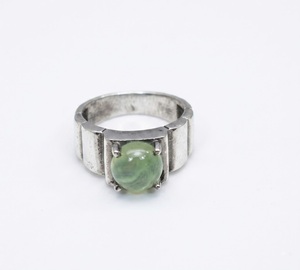 Wholesale Natural Prehnite 925 Sterling Silver <b>Ring</b> <b>Green</b> Round Gemstone Handmade Elegant Jewelry <b>Ring</b> for Women - Product Image 1