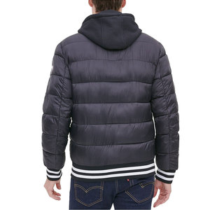 Nouvelle arrivée, veste matelassée pour homme sur mesure, col montant, logo sur le devant, séchage rapide, hiver, haute qualité, service OEM, dernier style - Product Image 2