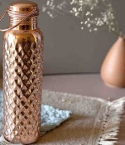 Health benefits copper water <b>bottle</b> copper <b>flask</b> <b>bottle</b> copper sports <b>bottle</b> luxury copper <b>bottle</b> indian copper <b>bottle</b> handcraft - Product Image 4