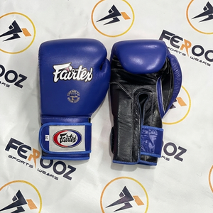 Fairtex <b>Green</b> Leather Boxing Gloves Hook & Loop Wrist Closure Breathable Adult Training Gear Youth Sparring Gloves For Adults - Product Image 6