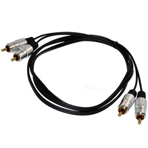 금도금 <span class=keywords><strong>2RCA</strong></span>-<span class=keywords><strong>2RCA</strong></span> 컴포넌트 오디오 케이블 - Product Image 3
