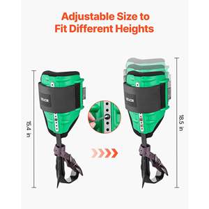 Heavy Duty Steel Tree <b>Climbing</b> Spikes Set 350 Lbs Load Capacity Height-Adjustable Gear Straps Spike Protectors for Fruit Picking - Product Image 6