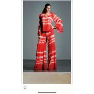 Robe longue d'été personnalisée pour femme, en maille, fendue, blanche, décontractée, à manches 3/4, coupe ample, unie - Product Image 2