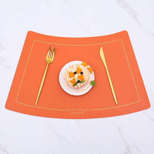 Mantel Individual de Piel Sintética PU de Diseño Moderno y Novedoso, Fácil de Limpiar, para Eventos Festivos, Hogares, Mantel Personalizado para Mesa de Café y Comedor - Product Image 3