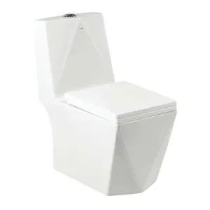 Reliable Price of Modern Floor-Mounted Dual Flush Ceramic One Piece Water Closet with Concealed Tank for Home & Commercial Use