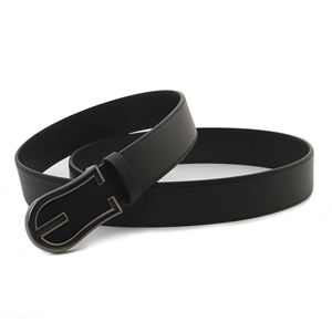 Cinturones de Cuero Vacuno con Hebilla de Cobre, Cinturón Casual Vintage Ecológico para Hombre - Product Image 6