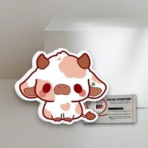 Tuiles magnétiques en acrylique personnalisables de haute qualité pour extensions de cils, motifs Vache, Amour, Fleur, Papillon, Cœur, écologiques, marque privée - Product Image 3