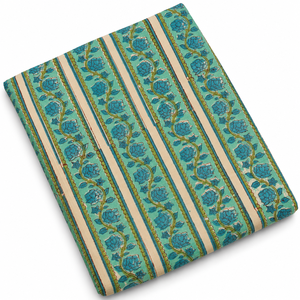 Tissu en coton bio premium Jaipur, imprimé à la main au bloc, motif floral indigo, léger 90 GSM, pour la décoration intérieure, chemises, robes, couvertures, coton durable - Product Image 6