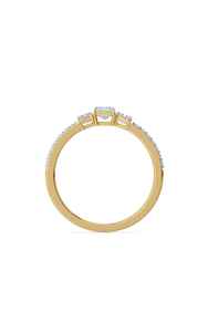 Anillo Solitario Duradero de Oro de 9 Quilates con Diamante Redondo Cultivado en Laboratorio de 0.5-0.52 Quilates, Certificado IGI, Grado EF VS-VVS, para Mujer, Estilo Eternidad - Product Image 3