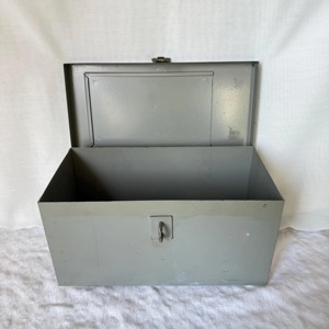 Classic Metal Trunk <b>Box</b> Perfect For Old Memorabilia <b>Keepsakes</b> And Long Term Storage Durable Quality Handcrafted From India - Product Image 1