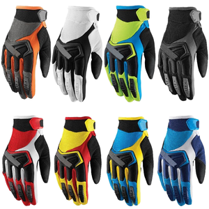 <b>Skeleton</b> Print <b>Full</b> Finger Anti-Uv Breathable Cycling Gloves Hook Loop Closure Non-Slip Polyester Quick Drying Polyurethane - Product Image 1