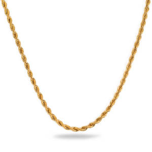 Cadena Franco de Oro Amarillo de 18K con Corte de Diamante, Joyería Unisex para Regalo, Boda o Uso Diario - Product Image 4