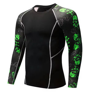 Camiseta de Pesca para Hombre, Camiseta de Natación con Protección Solar, Camiseta Deportiva Estampada para Hombre - Product Image 3