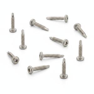 PDC Pan Head Stainless Steel (304/316/410) Self-Drilling <b>Screws</b> Class 8 Grade Natural Finish Metric Inch Phillips Drive Deep - Product Image 1