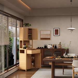Mobiletto per Tè in Bambù per Cucina, Ecologico ed Elegante - Product Image 4