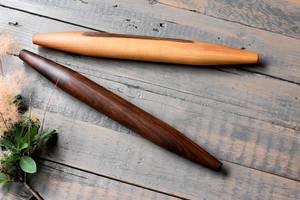 Rustic Handmade Wooden <b>Rolling</b> <b>Pin</b> Premium Baking Kitchen Tool - Product Image 4