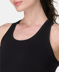 Camiseta sin mangas de punto acanalado estilo corsé para mujer, sin costuras, estilo urbano, venta al por mayor 2026 - Product Image 4