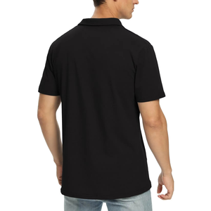 Camiseta Polo Básica de Mezcla de Algodón, Corte Regular, Manga Corta, Ropa Casual para Uso Diario, Colección de Prendas - Product Image 4