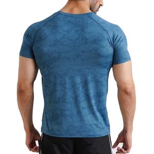 เสื้อยืดผู้ชายลายพรางพิมพ์ลายสกรีน ราคาประหยัด ดีไซน์ฤดูร้อน แขนสั้น ทรงเข้ารูป กระชับกล้ามเนื้อ เสื้อยืดออกกำลังกาย - Product Image 5